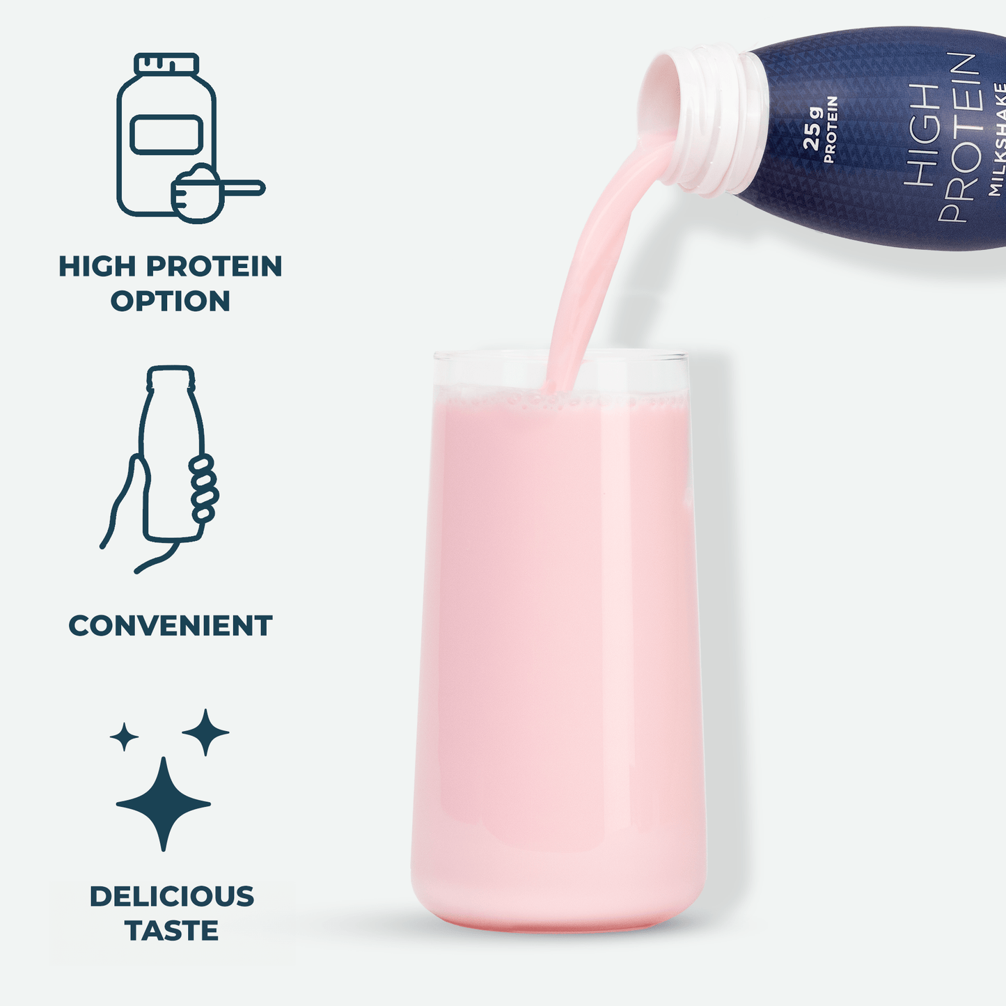 High Protein Milkshake Strawberry - 12 x 330ml