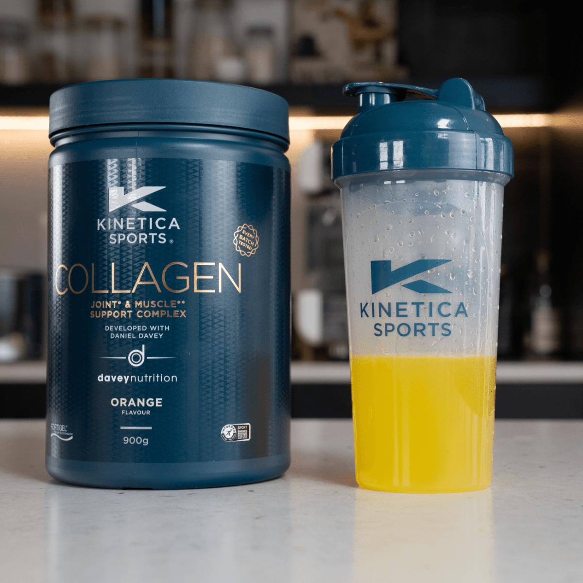 Collagen Powder Joint* & Muscle** Support Complex - 900g - Orange - Kinetica Sports UK