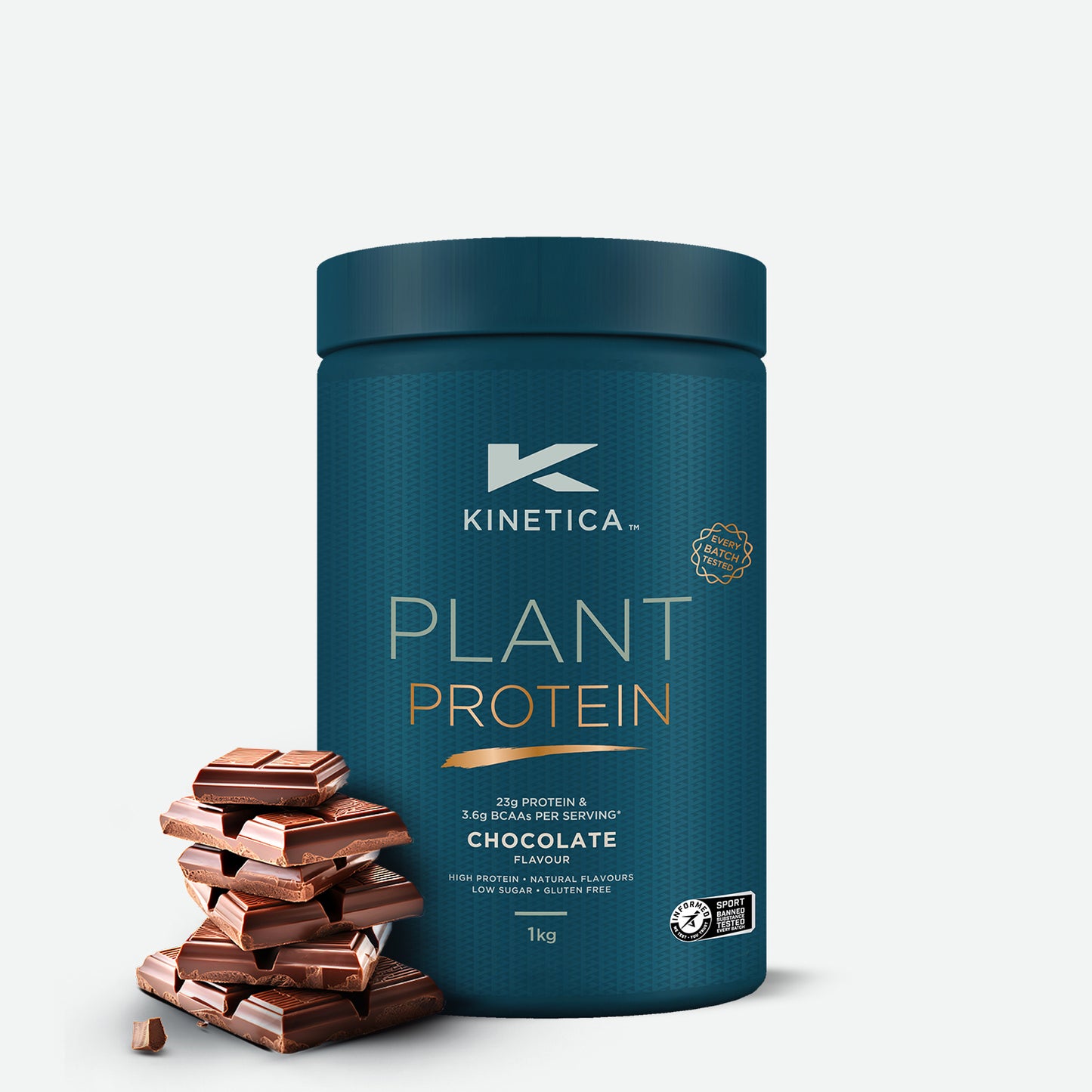 Plant Protein Chocolate 1kg - Kinetica Sports UK