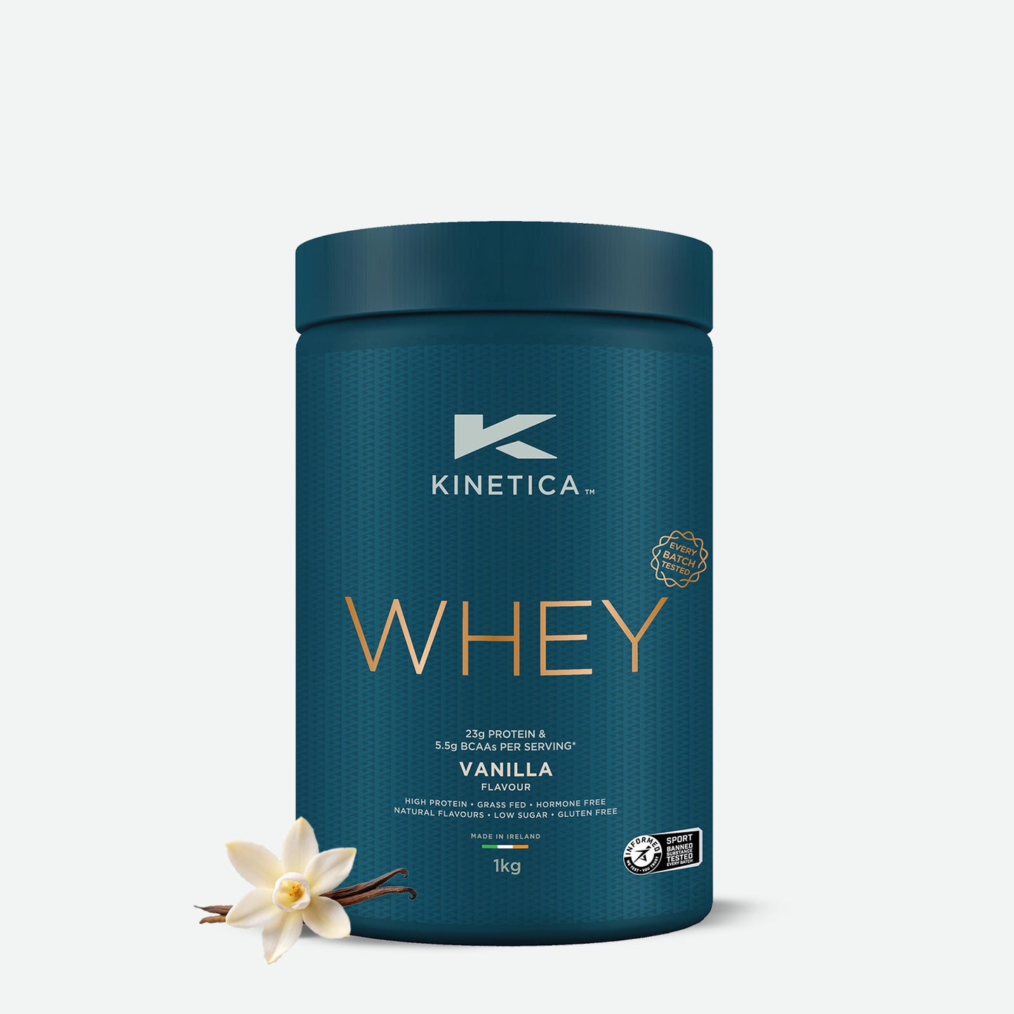 Whey Protein Vanilla 1kg - Kinetica Sports UK