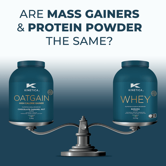 Are Mass Gainer & Protein Powder the Same? Key Differences Explained - Kinetica Sports UK