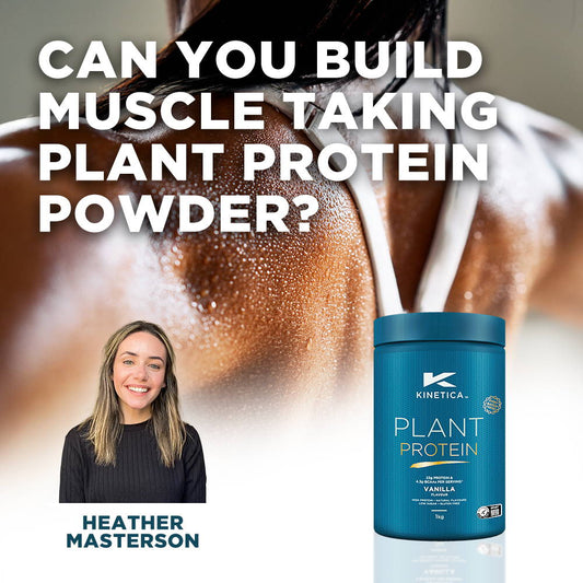 Can you Build Muscle Taking Plant Protein Powder? - Kinetica Sports