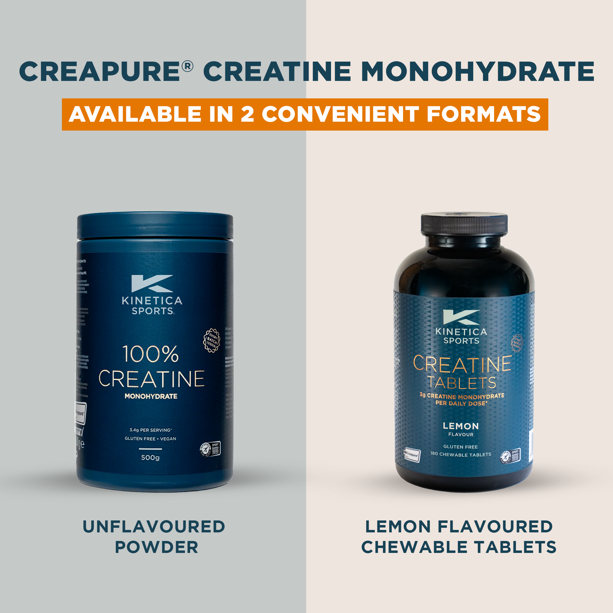 100% Creatine Monohydrate Powder - Unflavoured 500g