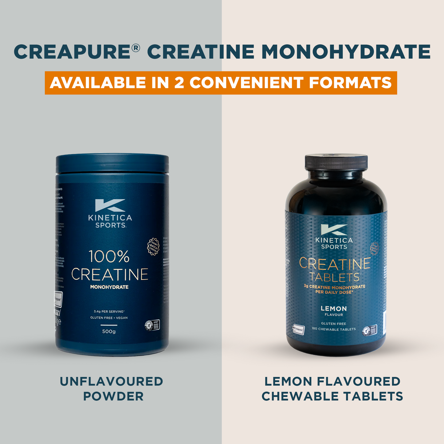 100% Creatine Monohydrate Powder - Unflavoured 500g