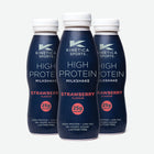 High Protein Milkshake Strawberry - 3 x 330ml
