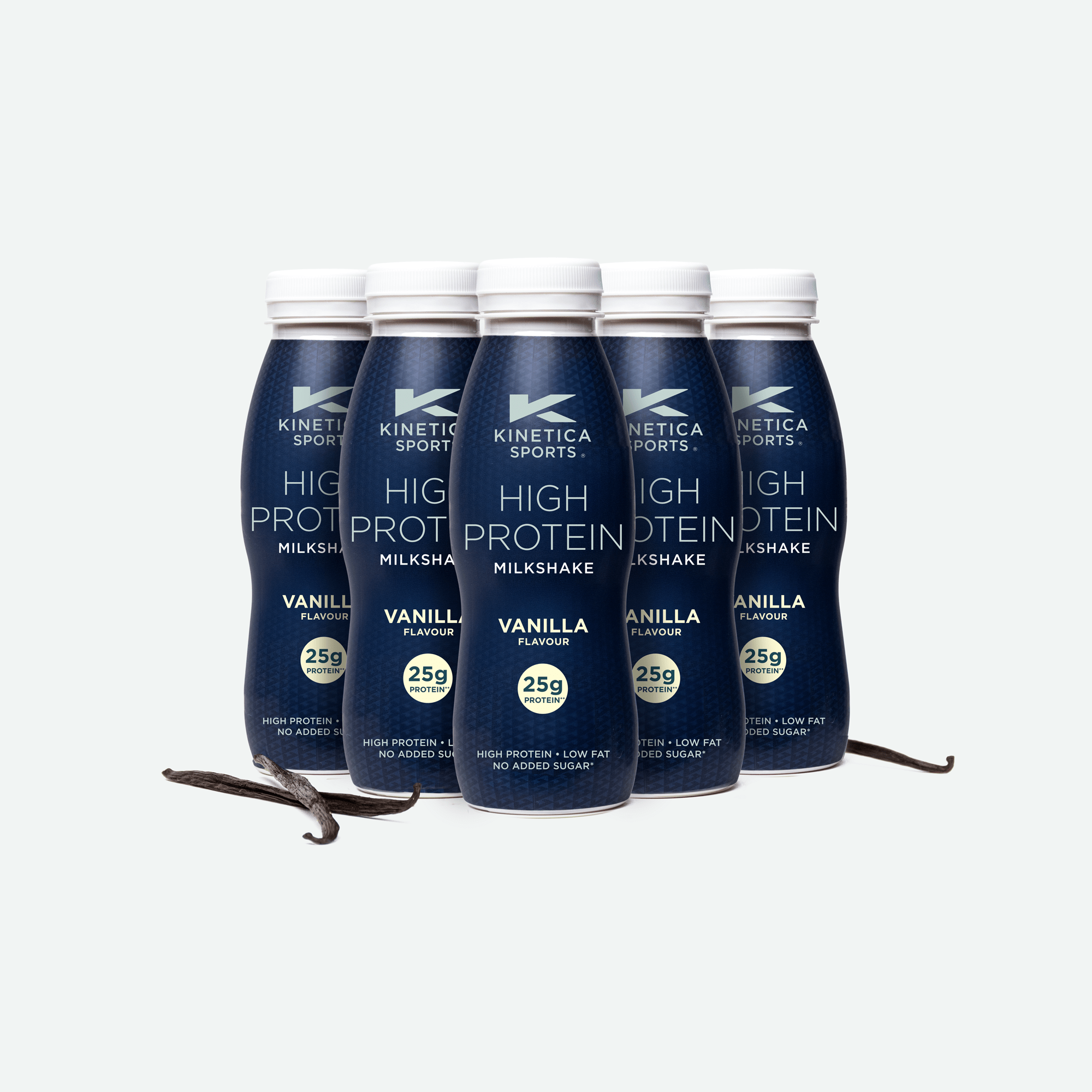 High Protein Milkshake Vanilla - 12 x 330ml - Kinetica Sports UK