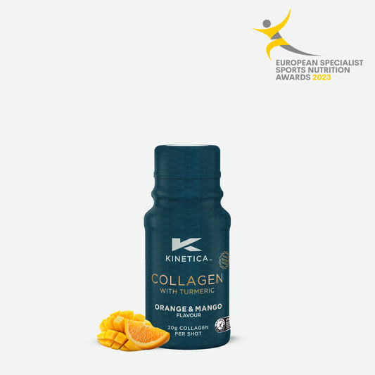 Collagen Shot with Turmeric - Orange & Mango 12 - pack - Kinetica Sports UK