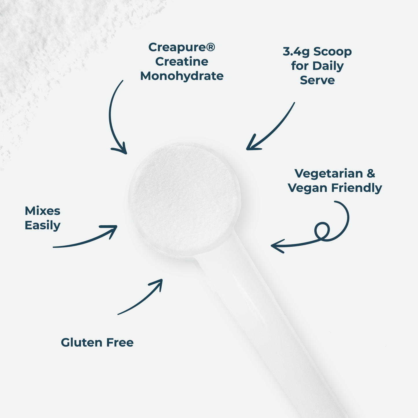 100% Creatine Monohydrate Powder - Unflavoured 500g