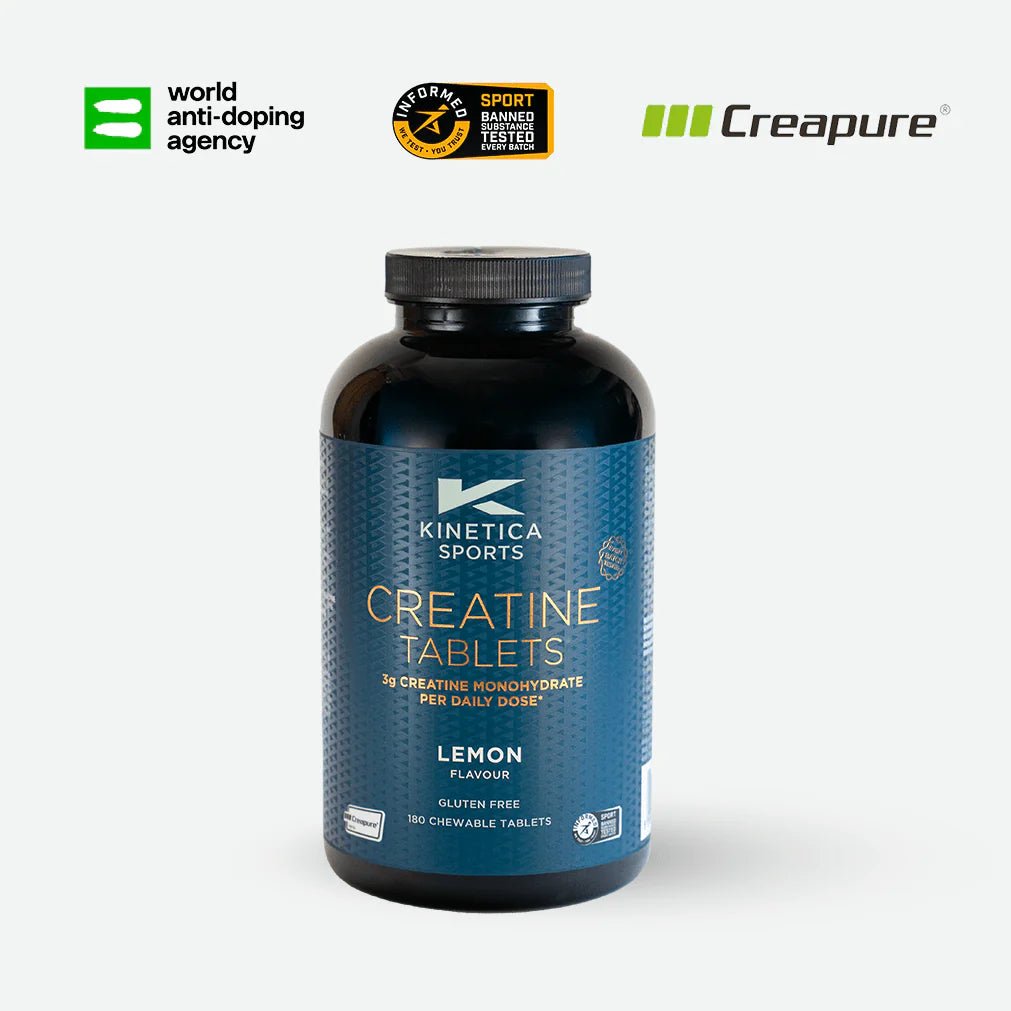 Creatine Monohydrate Tablets Creapure Lemon | Kinetica UK Creatine Monohydrate Tablets Creapure Lemon | Kinetica UK