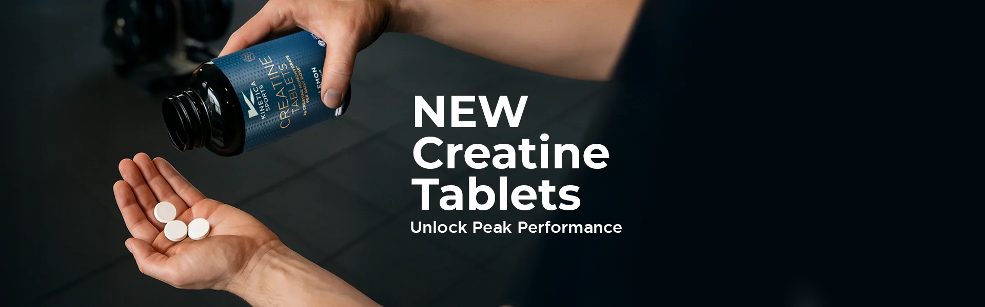 New Creatine Tablets unlock peak performance.