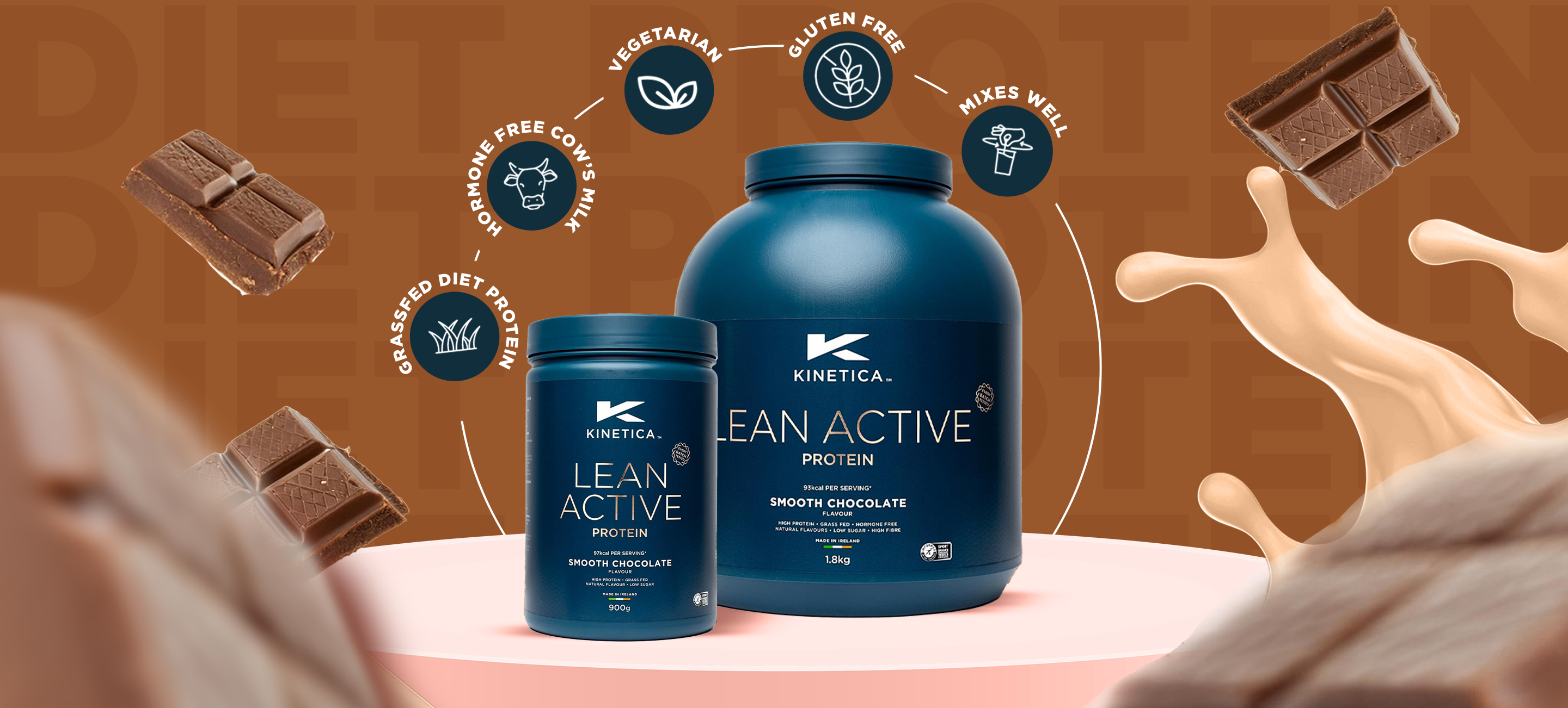 Kinetica Sports Diet Protein Chocolate flavour