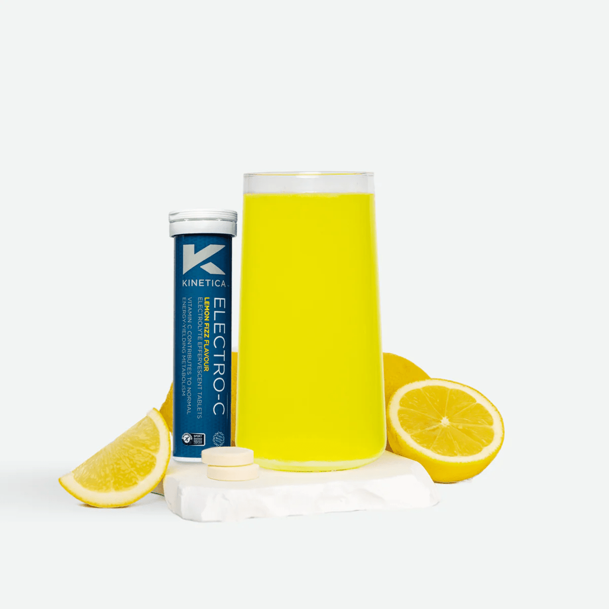Electro - C Electrolyte Tablets - Lemon Fizz | Single Pack - Kinetica Sports UK