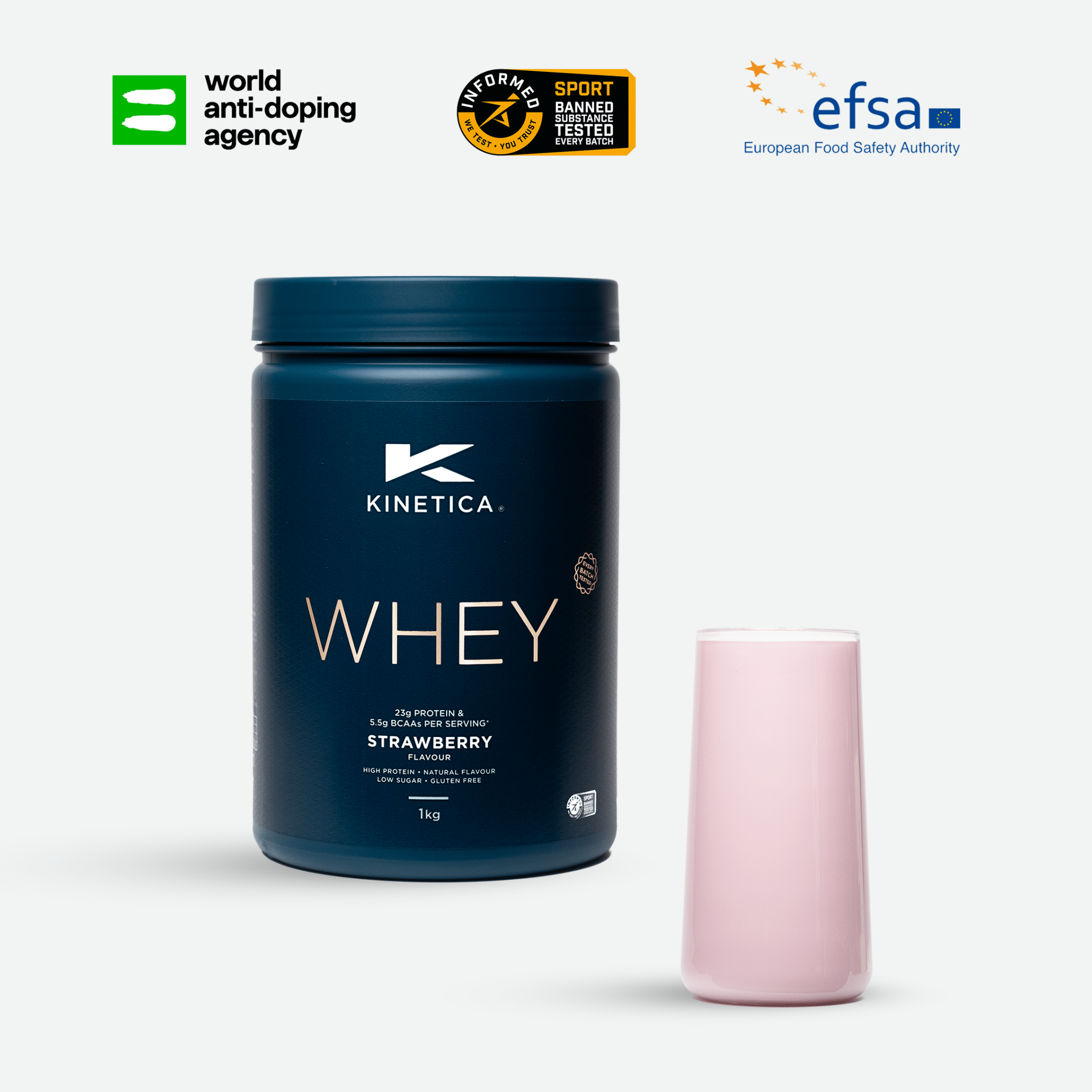 Whey Protein Strawberry 1kg