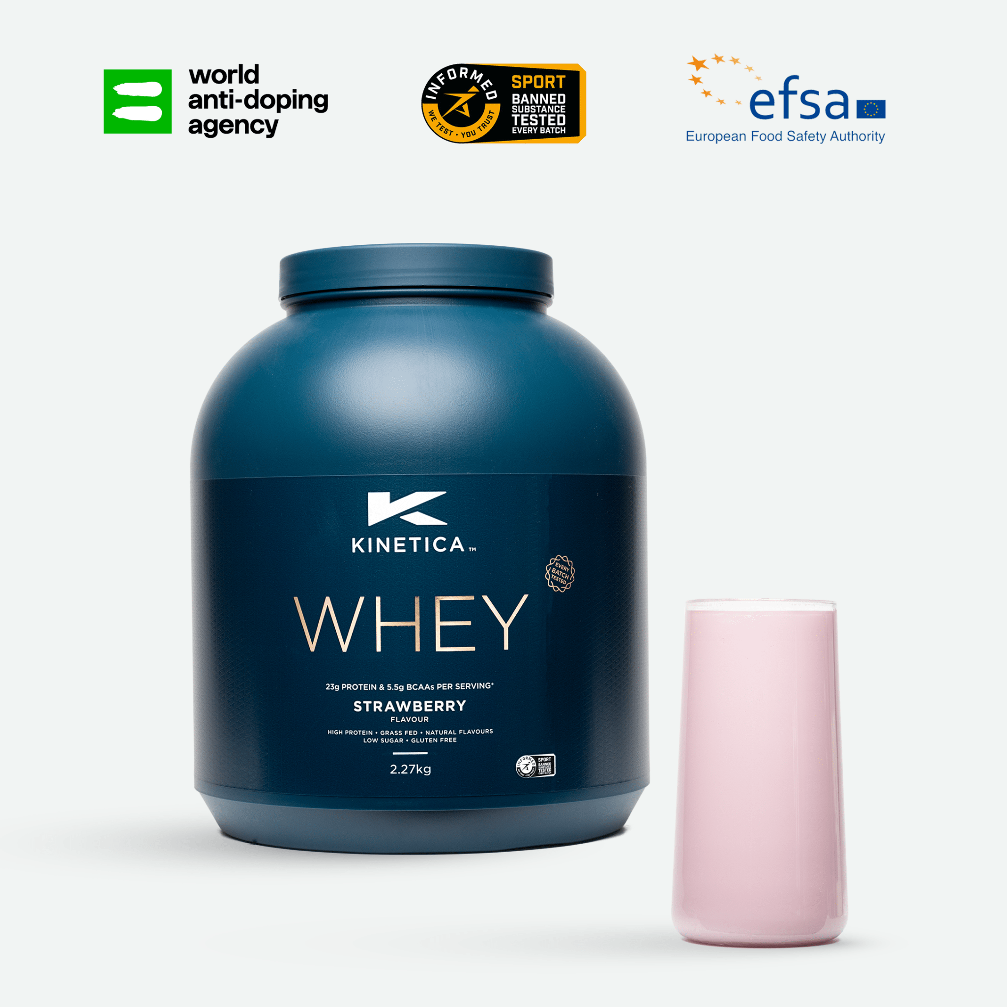 Whey Protein Strawberry 2.27kg