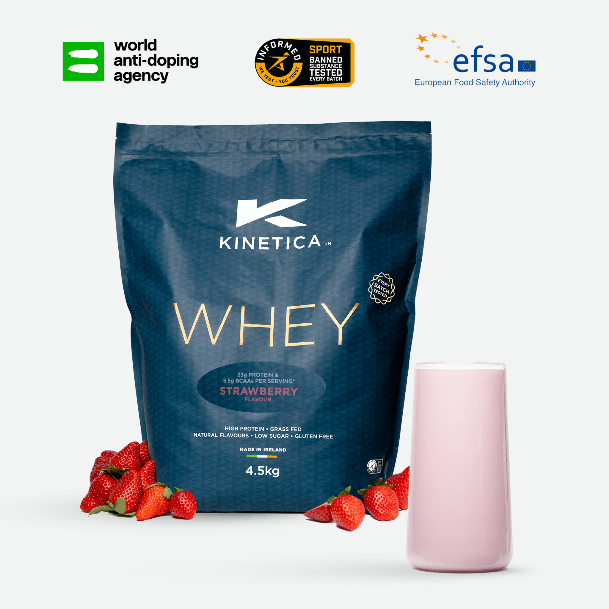Whey Protein Strawberry 4.5kg