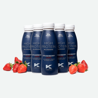 High Protein Milkshake Strawberry 12 Pack