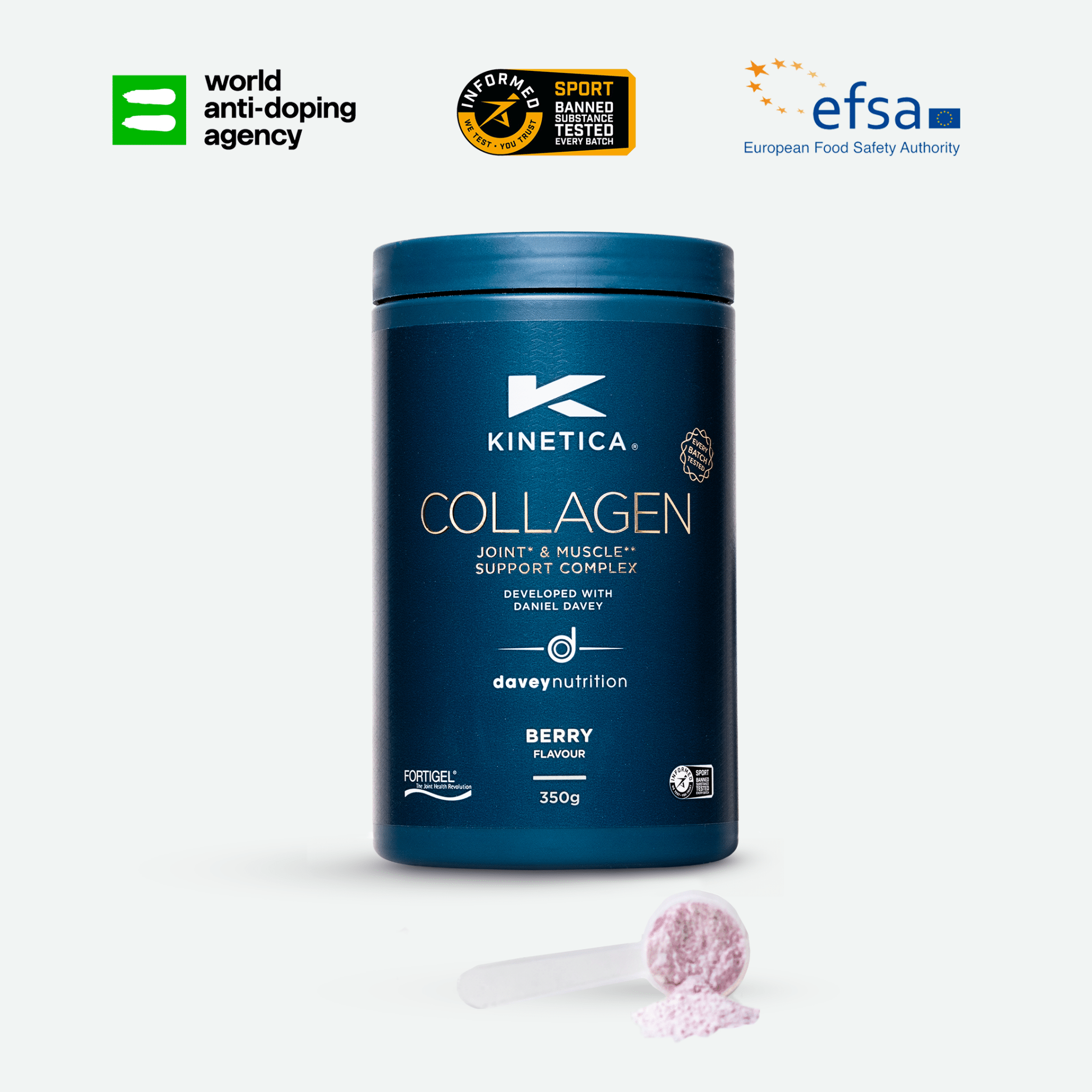 Collagen Powder Joint* & Muscle** Support Complex - 350g - Kinetica Sports