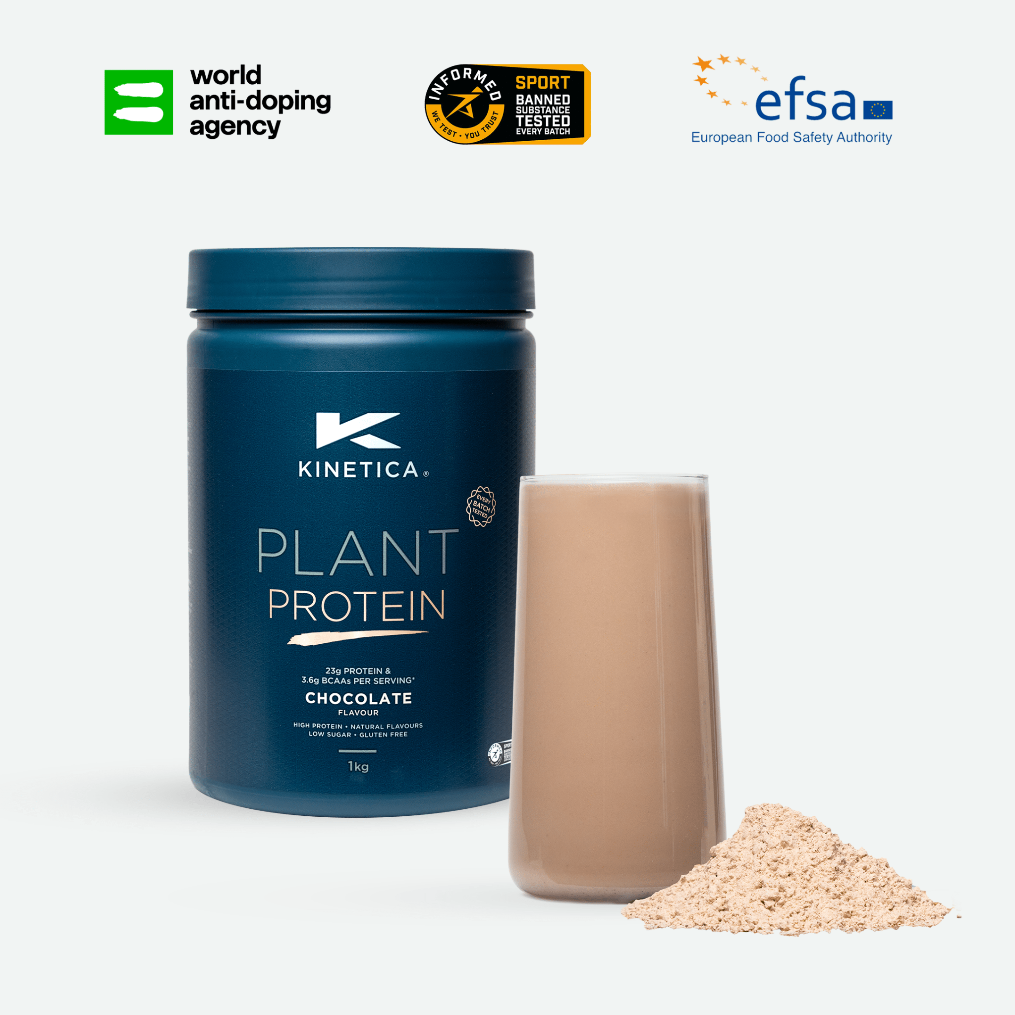 Plant Protein Chocolate 1kg - Kinetica Sports