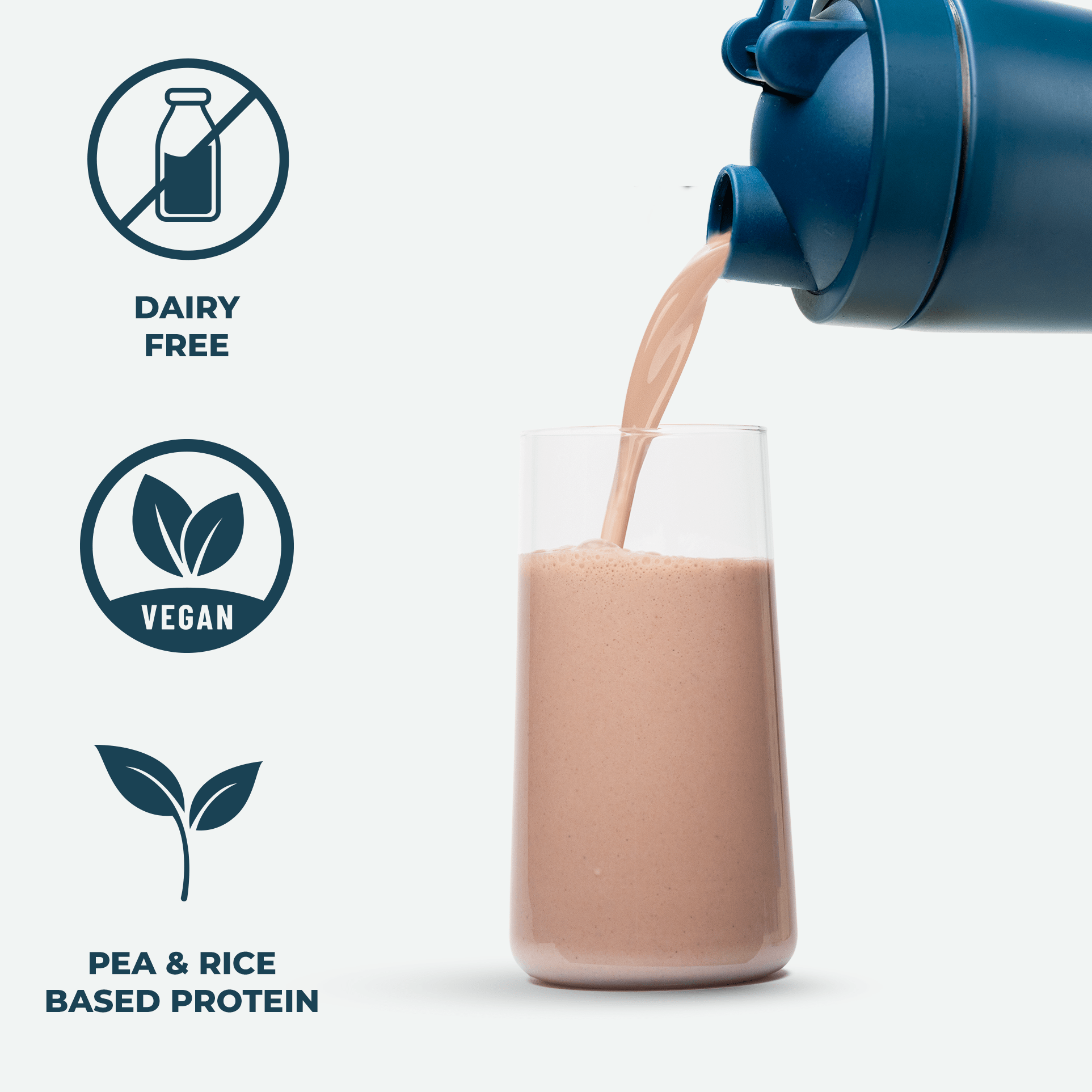 Plant Protein Chocolate 1kg - Pouring Shot