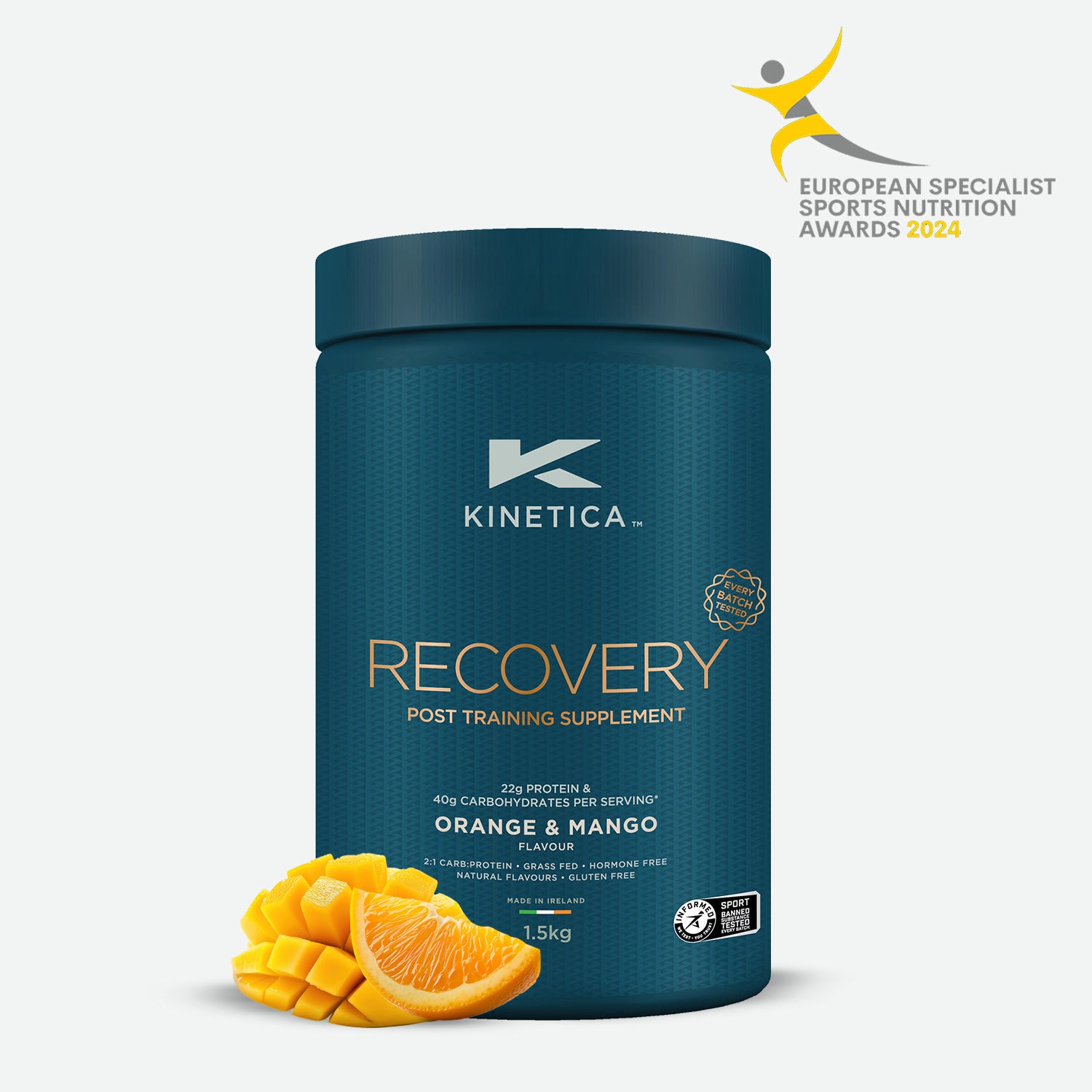 Recovery Orange & Mango 1.5kg - Kinetica Sports UK