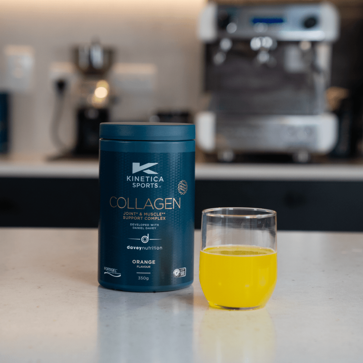 Collagen Powder Joint* & Muscle** Support Complex - 350g - Orange - Kinetica Sports UK