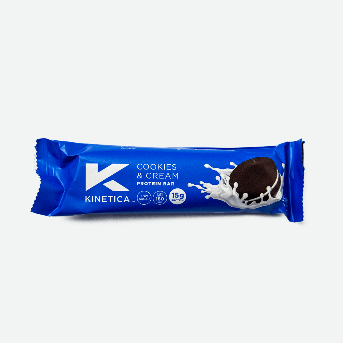 Deluxe Protein Bar Cookies and Cream - 15 x 45g - Kinetica Sports