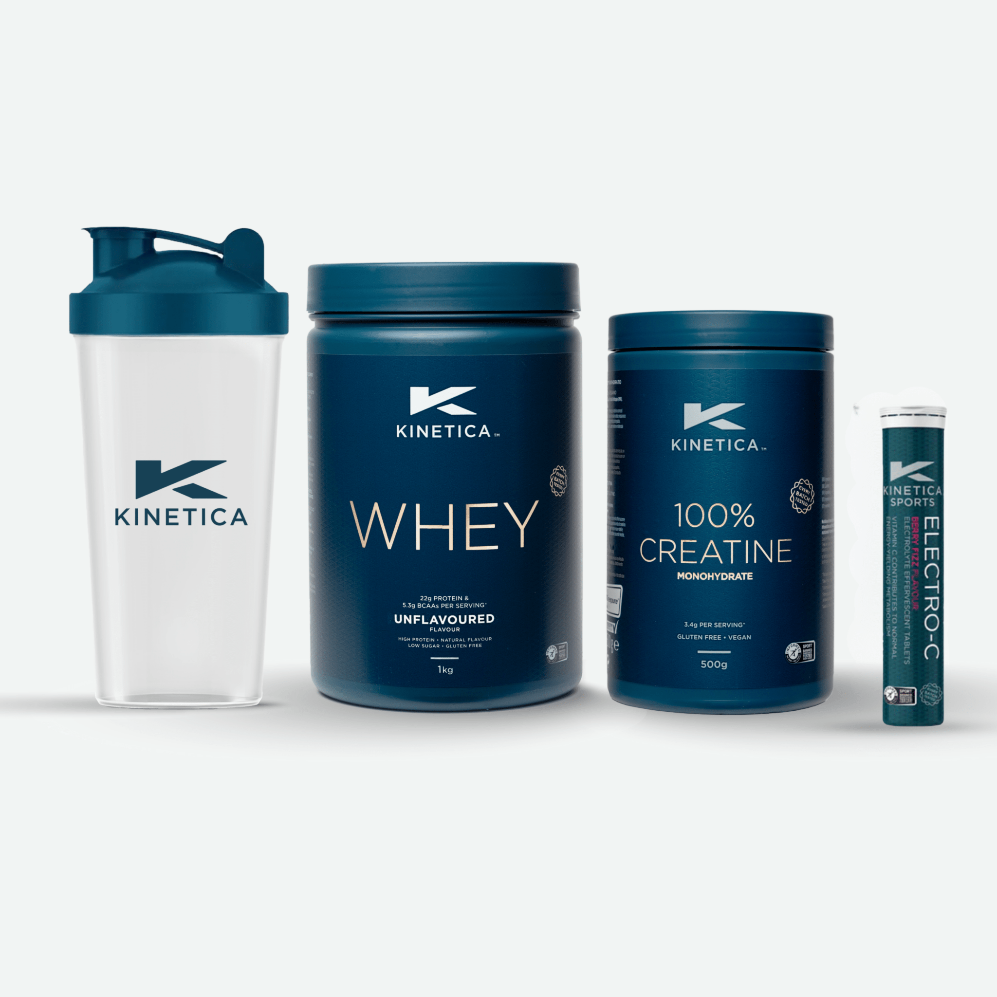 Creatine & Unflavoured Whey Protein Bundle - Kinetica Sports