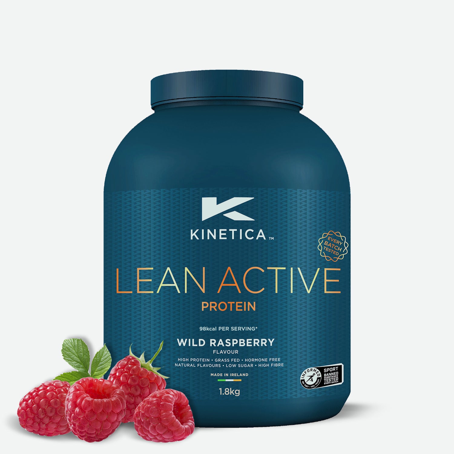 Lean Active Protein - Wild Raspberry - 1.8kg | 72 Servings
