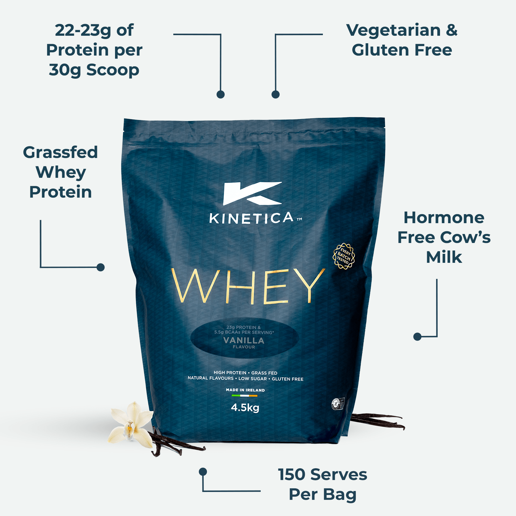 Whey Protein Vanilla 4.5kg