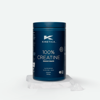 100% Creatine Monohydrate Powder - Unflavoured 500g - Kinetica Sports