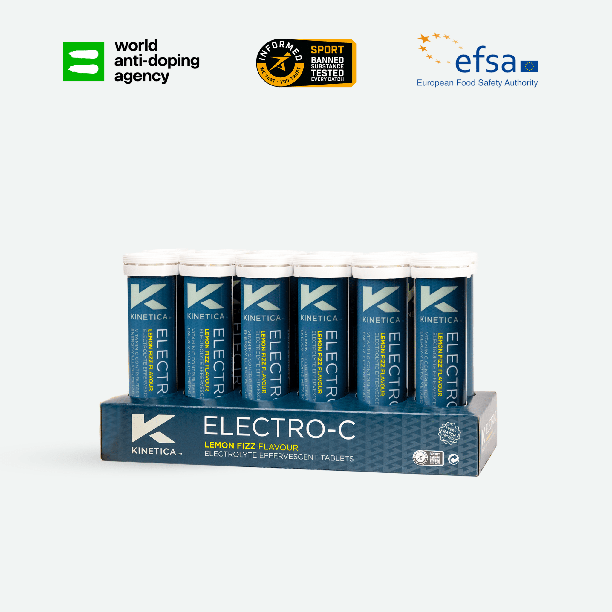 Electro-C Electrolyte Tablets- Lemon Fizz | Pack of 12