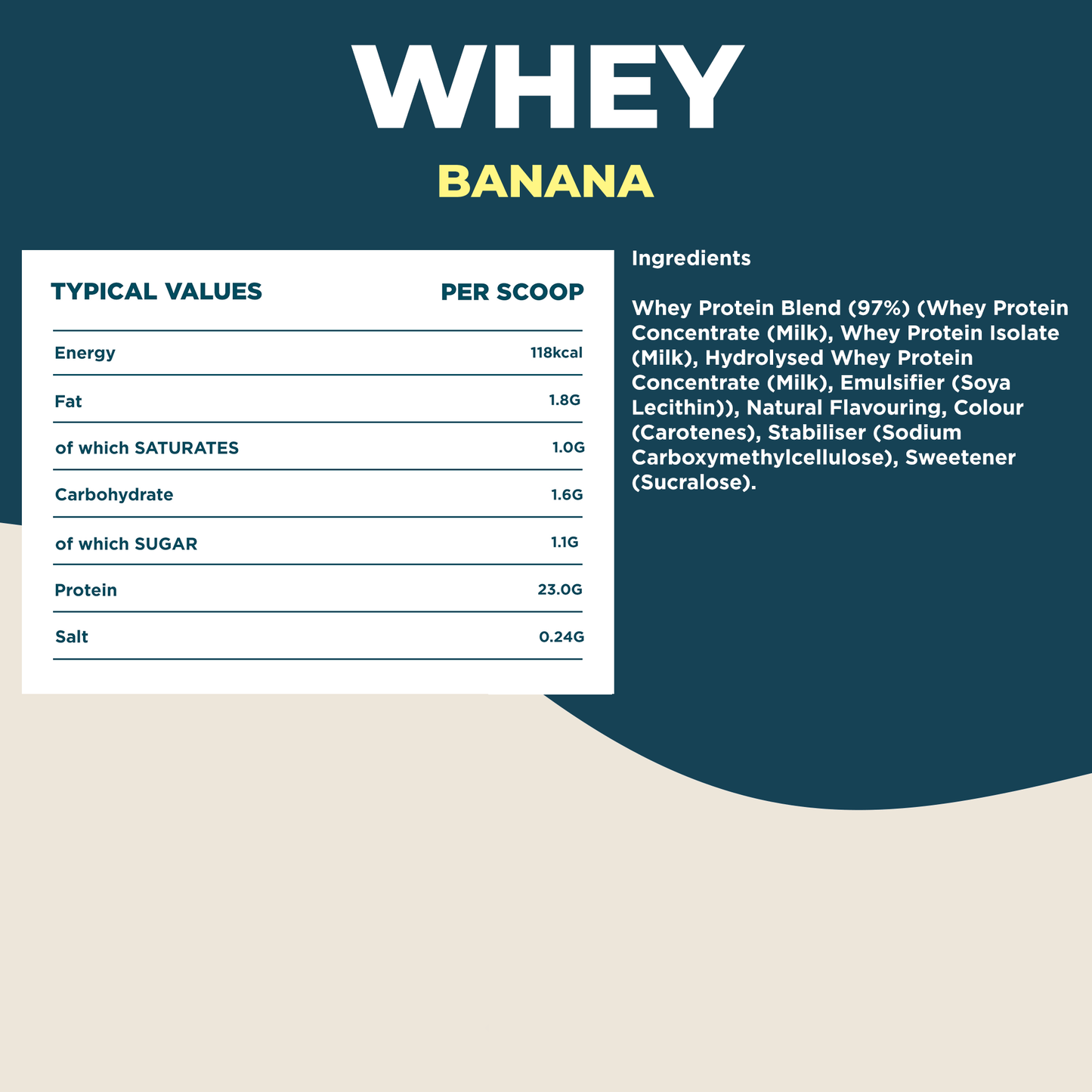 Whey Protein Banana 1kg