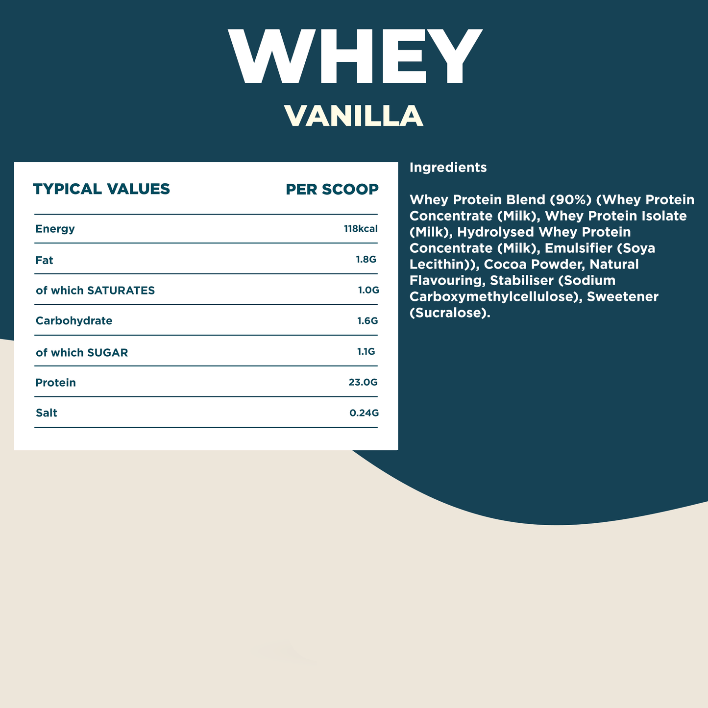 Whey Protein Vanilla 4.5kg