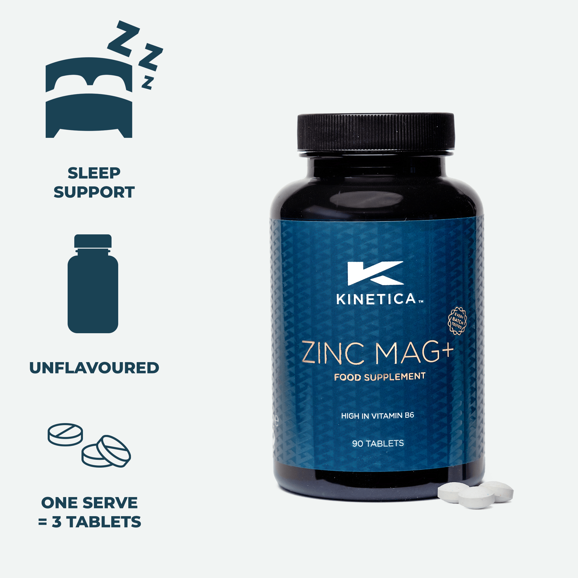 Zinc Mag - 90 Capsules - Kinetica Sports