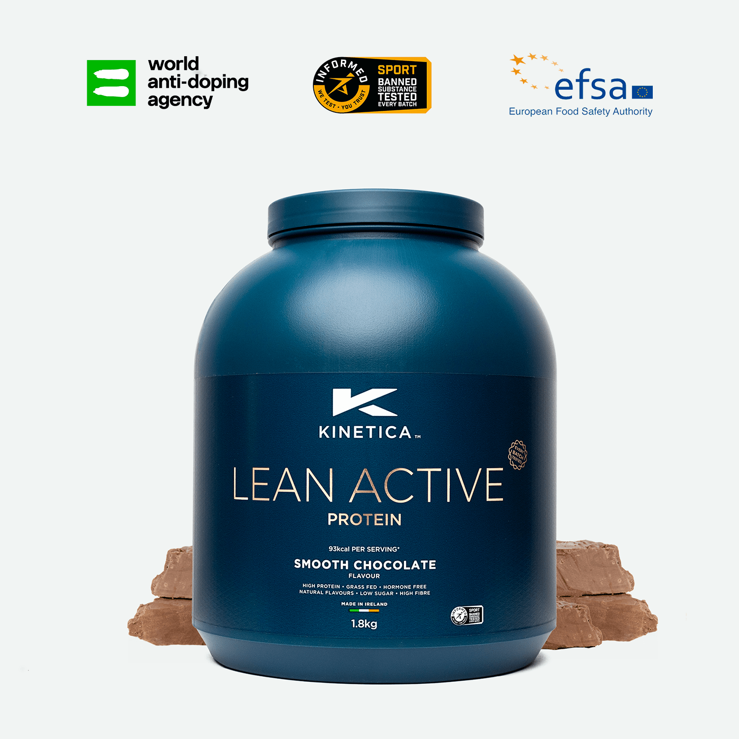 Lean Active Protein Chocolate 1.8kg - Kinetica Sports