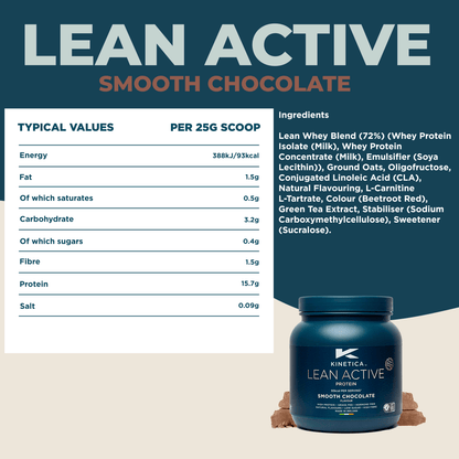 Lean Active Protein Chocolate 300g - Kinetica Sports