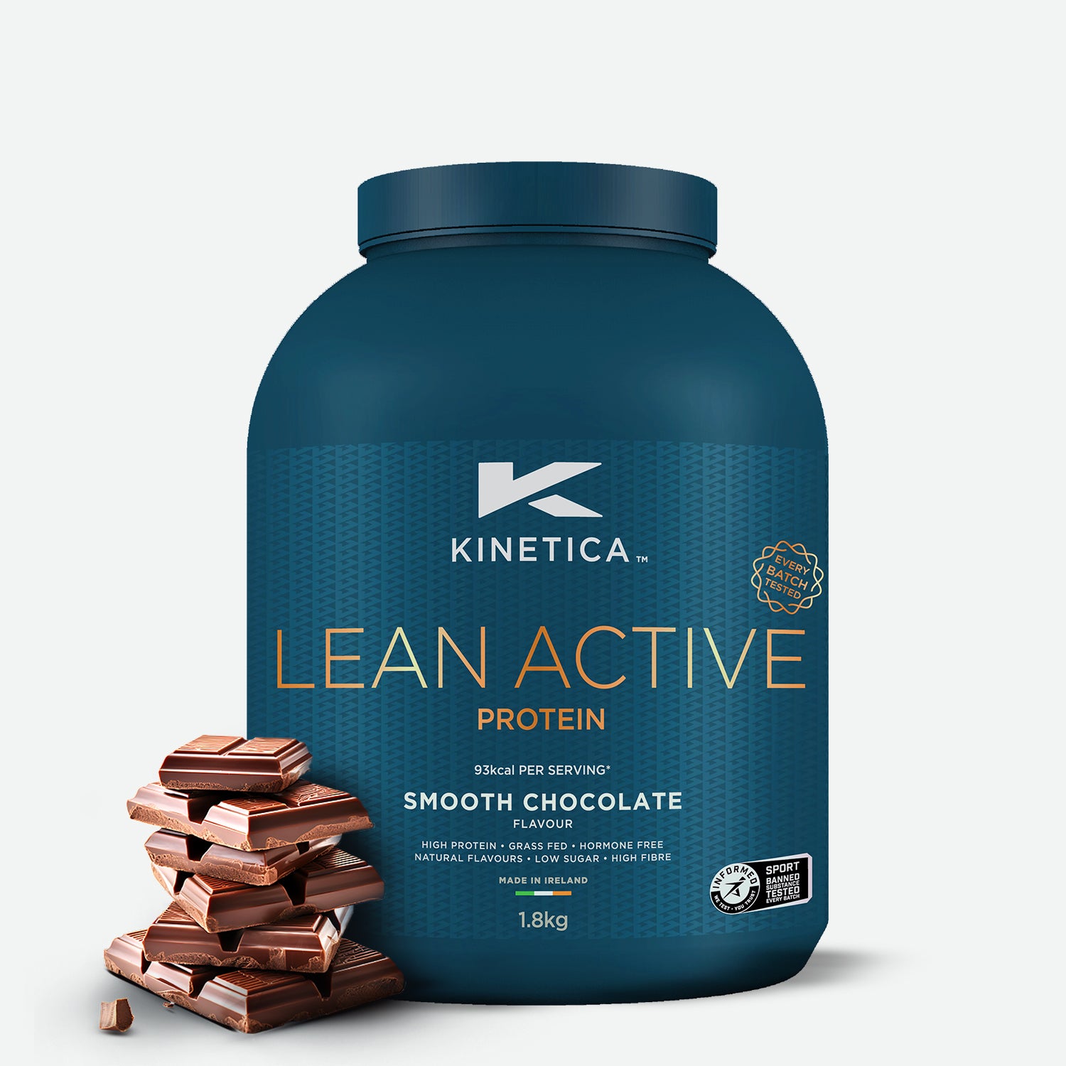 Lean Active Protein Chocolate 1.8kg - Kinetica Sports UK