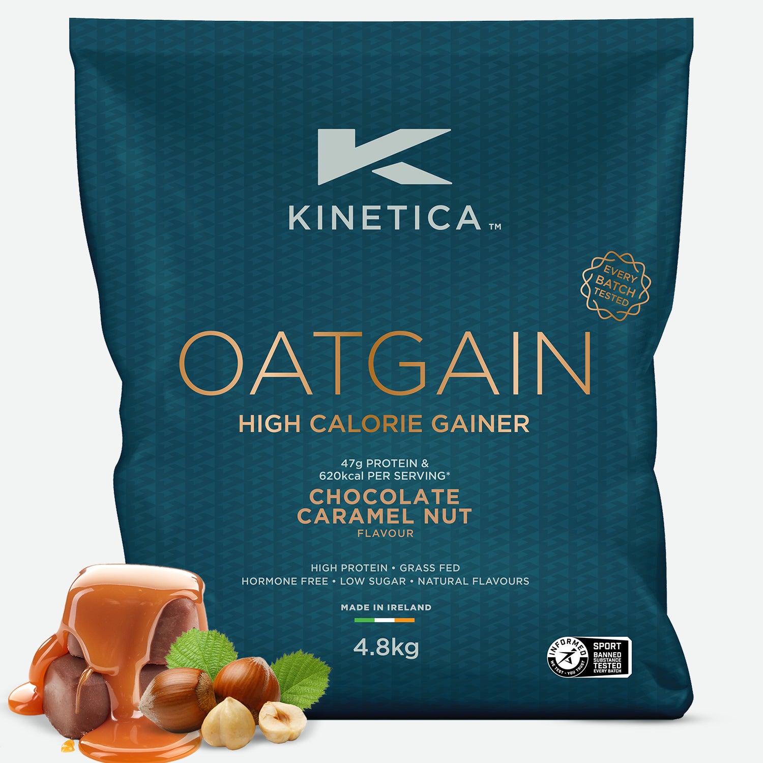 OatGain Chocolate Caramel Nut 4.8kg - Kinetica Sports UK