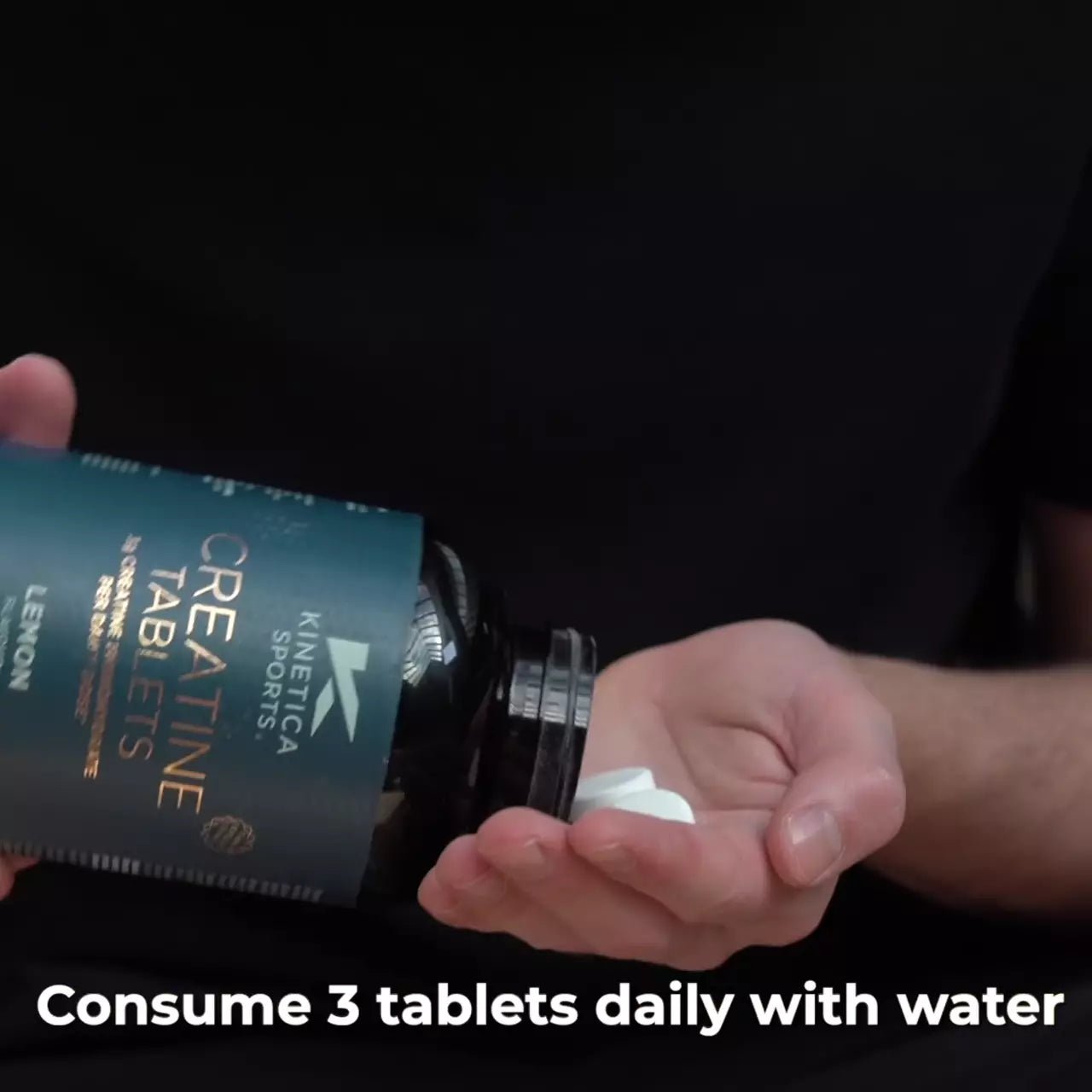 Creapure® Creatine Monohydrate Tablets - Lemon Flavour - Chewable - Kinetica Sports UK