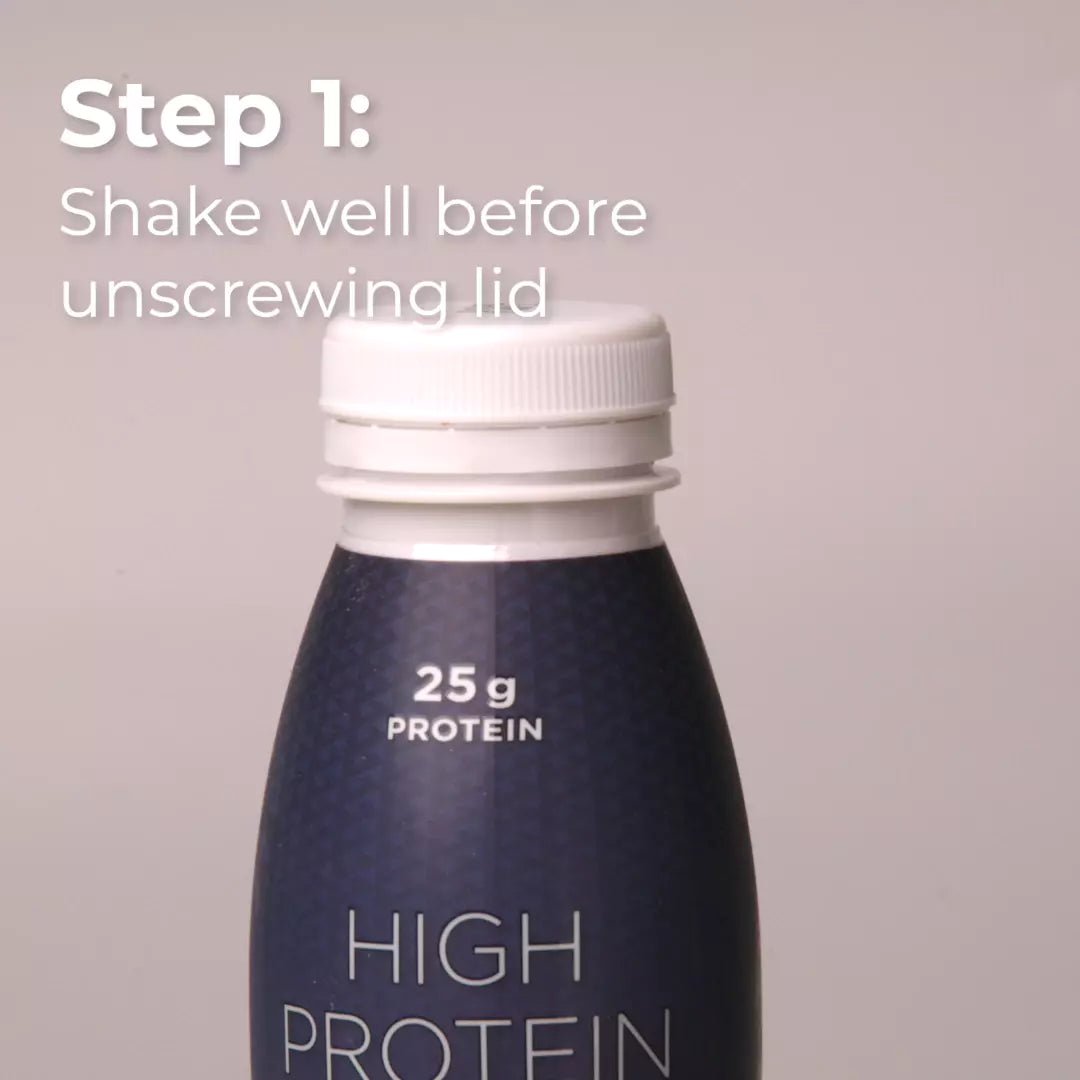 High Protein Milkshake Vanilla - 12 x 330ml - Kinetica Sports