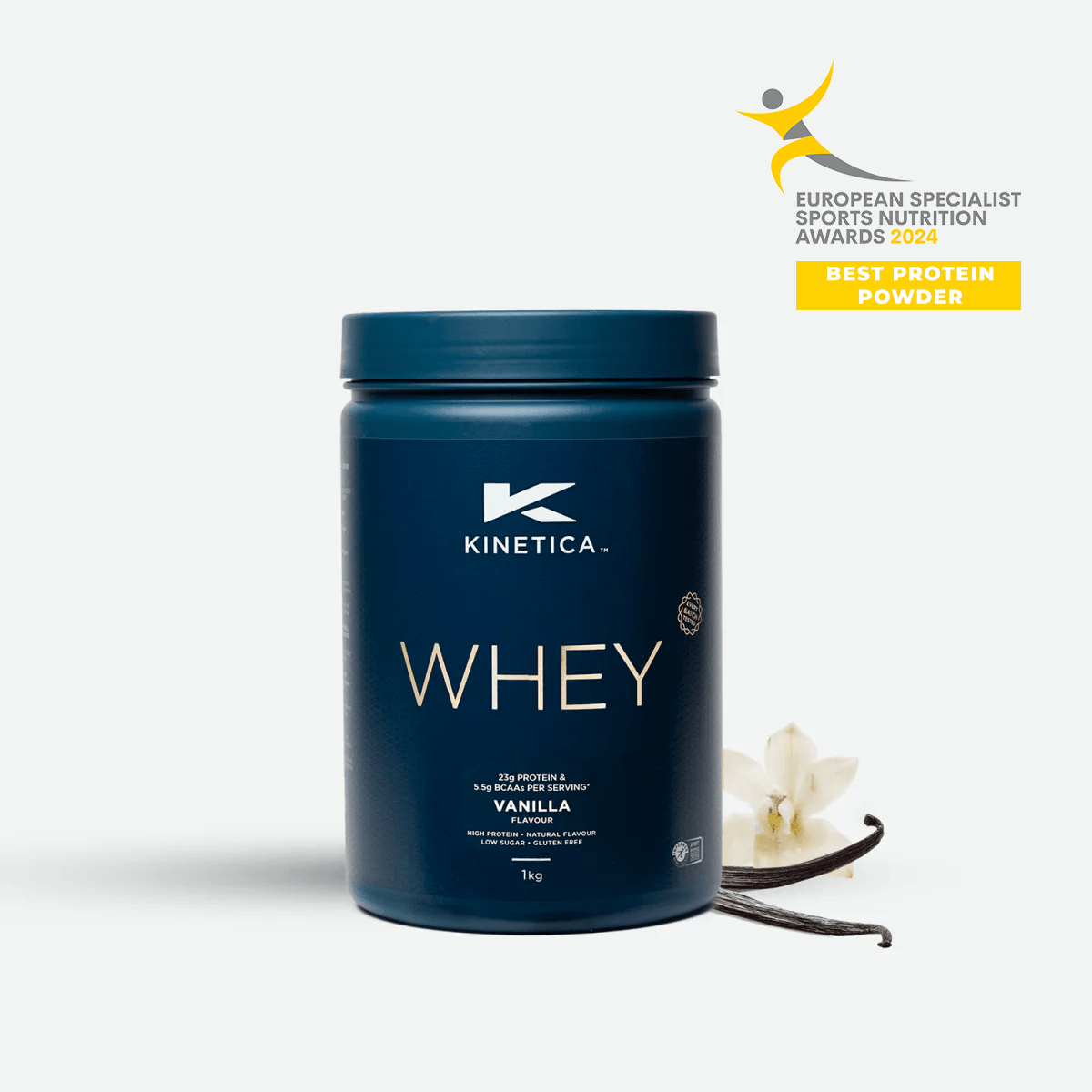 Whey Protein Vanilla 1kg - Kinetica Sports