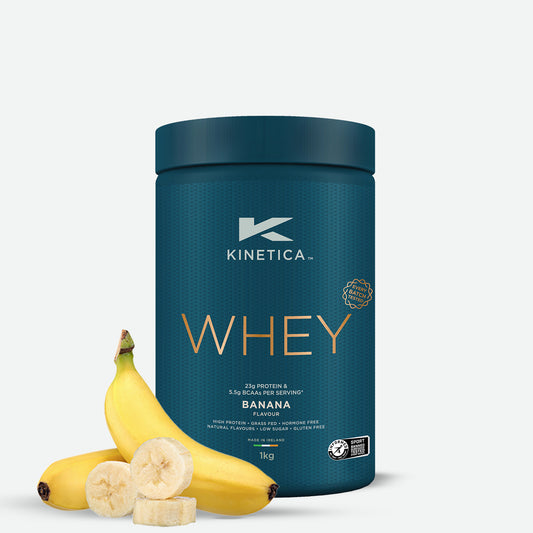 Whey Protein Banana 1kg - Kinetica Sports UK