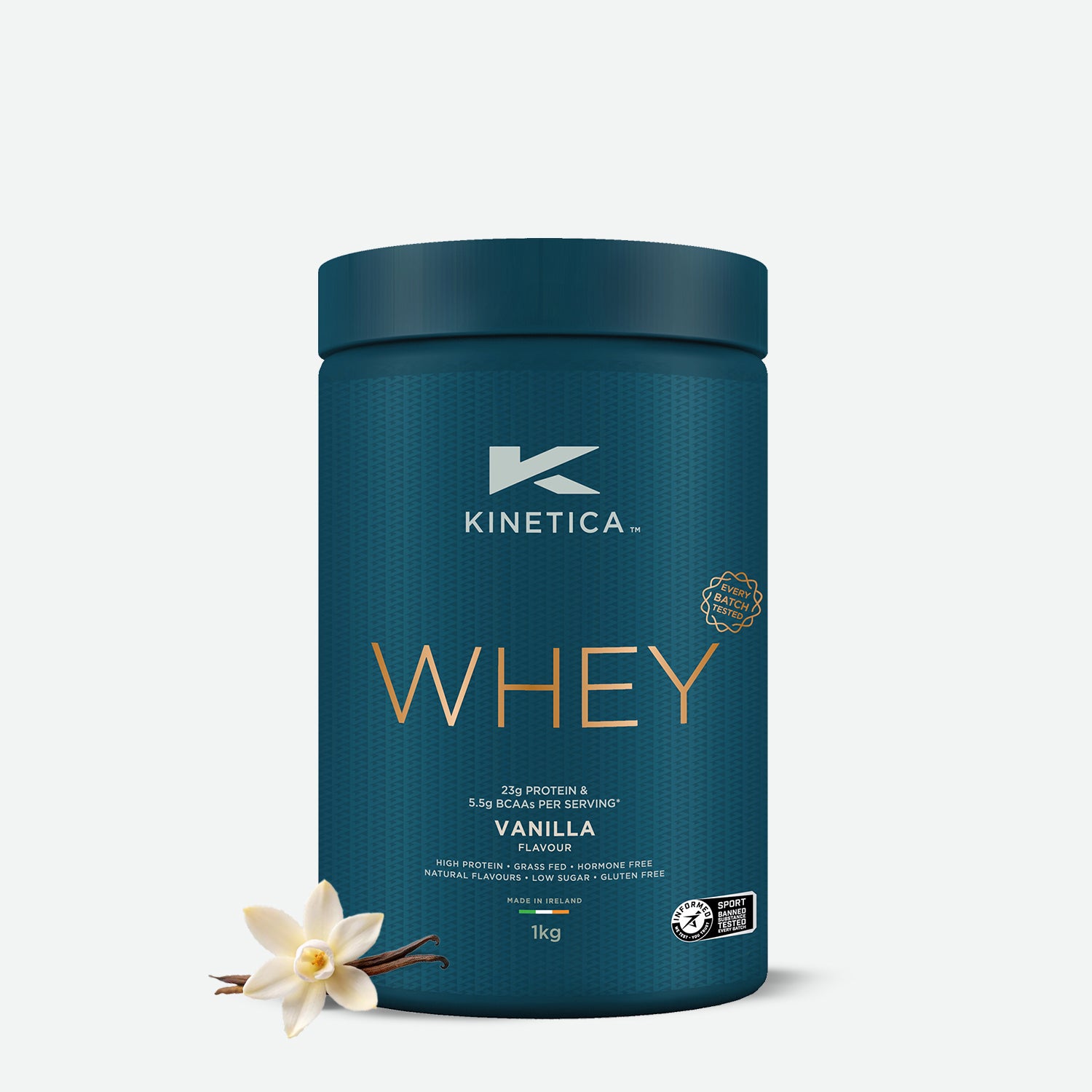 Whey Protein Vanilla 1kg - Kinetica Sports UK