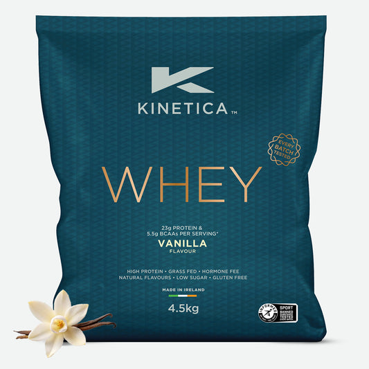 Whey Protein Vanilla 4.5kg - Kinetica Sports UK